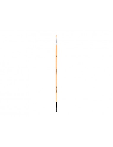 Pincel para pintura al oleo y acrilica liderpapel n 0 punta plana de pelo de cerda certificado fsc