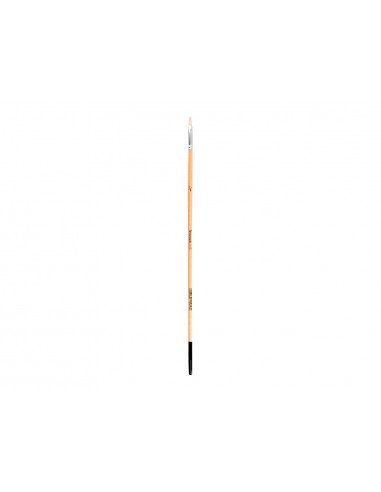 Pincel para pintura al oleo y acrilica liderpapel n 00 punta plana de pelo de cerda certificado fsc