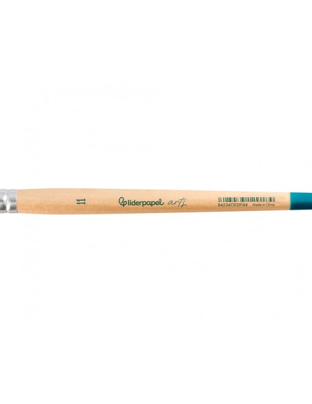 Pincel para pintura acrilica y acuarela liderpapel n 11 punta filbert / lengua gato de pelo sintetico certificado Pincel para pintura acrilica y acuarela liderpapel n 11 punta filbert / lengua gato de pelo sintetico certificado