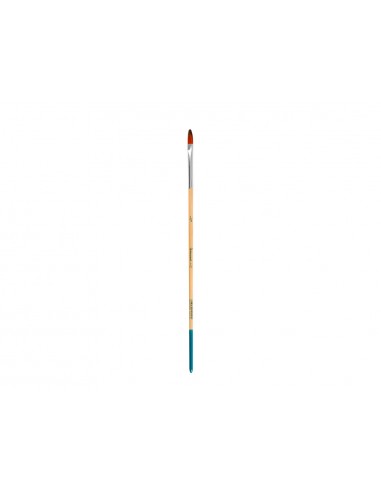 Pincel para pintura acrilica y acuarela liderpapel n 000 punta filbert / lengua gato de pelo sintetico certificado