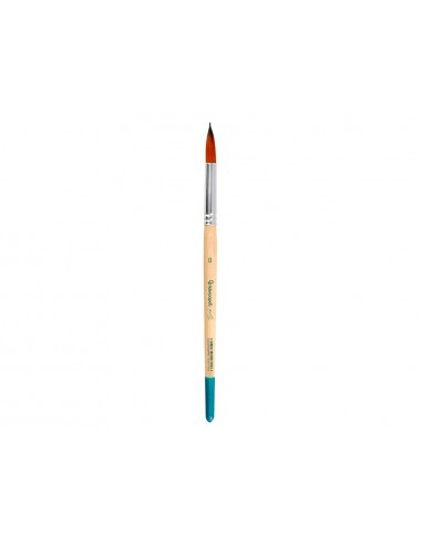 Pincel para pintura acrilica y acuarela liderpapel n 13 punta redonda de pelo sintetico certificado fsc