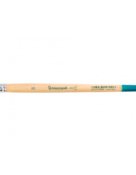 Pincel para pintura acrilica y acuarela liderpapel n 11 punta redonda de pelo sintetico certificado fsc Pincel para pintura acrilica y acuarela liderpapel n 11 punta redonda de pelo sintetico certificado fsc