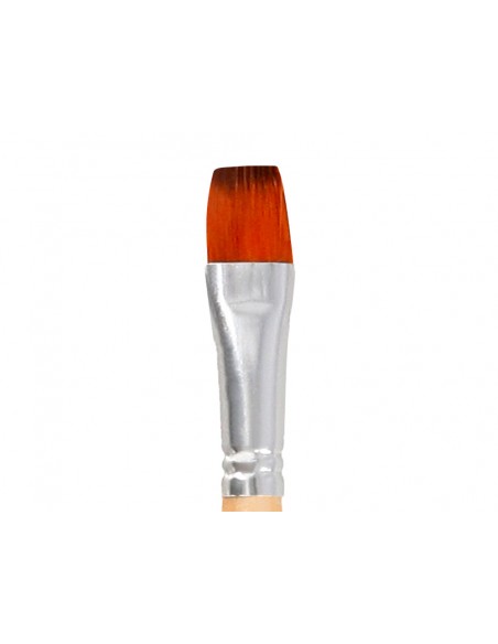 Pincel para pintura acrilica y acuarela liderpapel n 11 punta plana de pelo sintetico certificado fsc Pincel para pintura acrilica y acuarela liderpapel n 11 punta plana de pelo sintetico certificado fsc