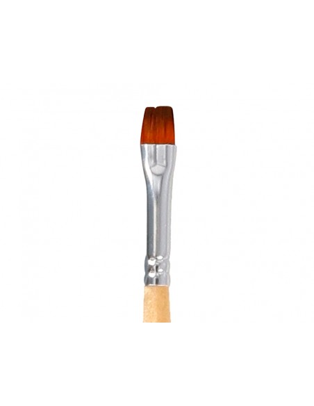Pincel para pintura acrilica y acuarela liderpapel n 5 punta plana de pelo sintetico certificado fsc Pincel para pintura acrilica y acuarela liderpapel n 5 punta plana de pelo sintetico certificado fsc