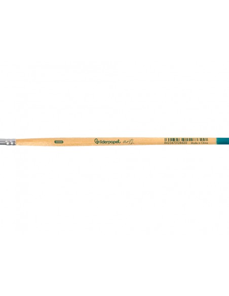 Pincel para pintura acrilica y acuarela liderpapel n 0 punta plana de pelo sintetico certificado fsc Pincel para pintura acrilica y acuarela liderpapel n 0 punta plana de pelo sintetico certificado fsc