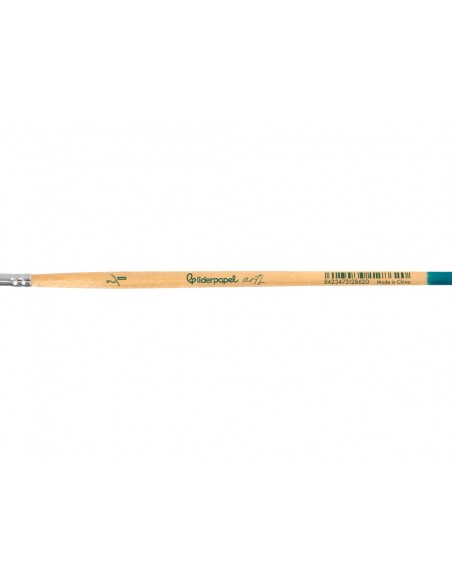 Pincel para pintura acrilica y acuarela liderpapel n 00 punta plana de pelo sintetico certificado fsc Pincel para pintura acrilica y acuarela liderpapel n 00 punta plana de pelo sintetico certificado fsc