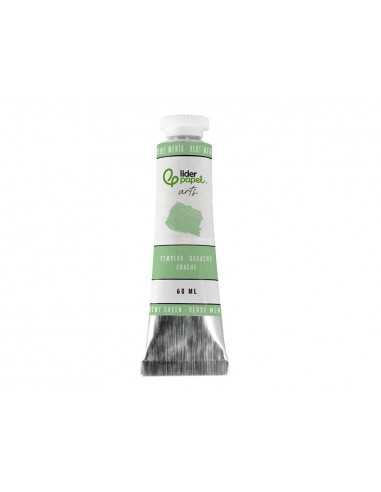 Pintura gouache/tempera liderpapel tubo de aluminio de 60 ml color verde menta