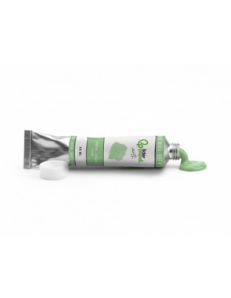 Pintura gouache/tempera liderpapel tubo de aluminio de 60 ml color verde menta