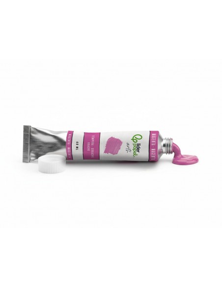 Pintura gouache/tempera liderpapel tubo de aluminio de 60 ml color magenta