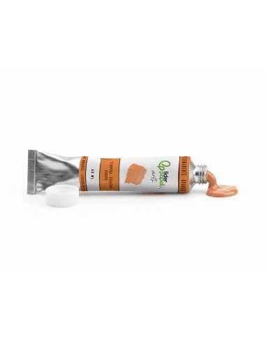 Pintura gouache/tempera liderpapel tubo de aluminio de60 ml color naranja permanente