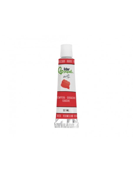 Pintura gouache/tempera liderpapel caja de 24 tubos de aluminio de 12 ml colores surtidos Pintura gouache/tempera liderpapel caja de 24 tubos de aluminio de 12 ml colores surtidos