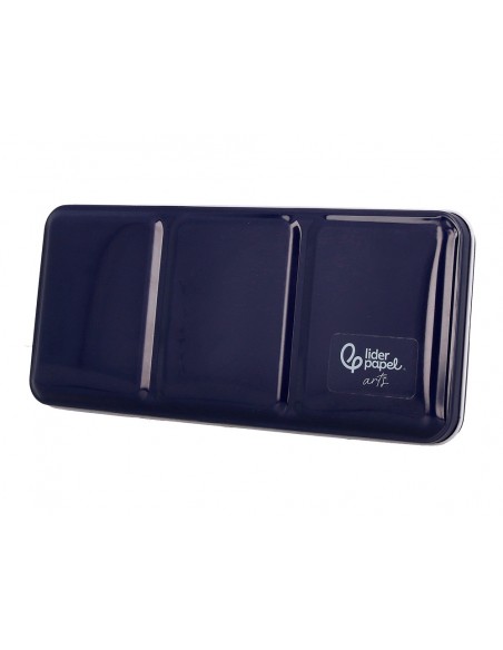 Acuarela liderpapel 24 colores con pincel estuche metalico