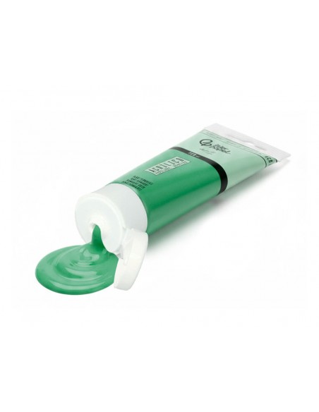 Pintura acrilica liderpapel tubo de plastico de 120 ml color verde permanente Pintura acrilica liderpapel tubo de plastico de 120 ml color verde permanente