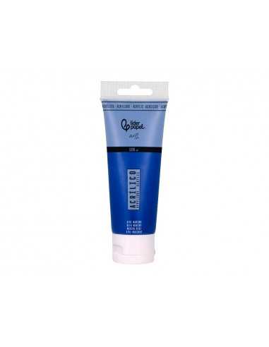 Pintura acrilica liderpapel tubo de plastico de 120 ml color azul marino