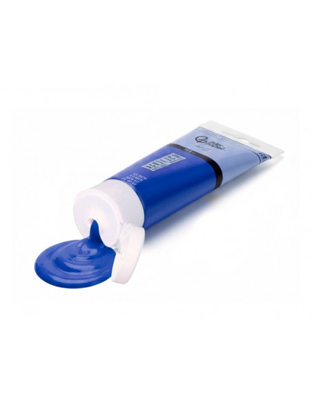 Pintura acrilica liderpapel tubo de plastico de 120 ml color azul marino