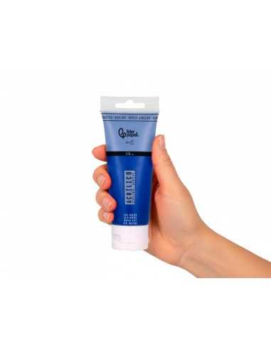 Pintura acrilica liderpapel tubo de plastico de 120 ml color azul marino