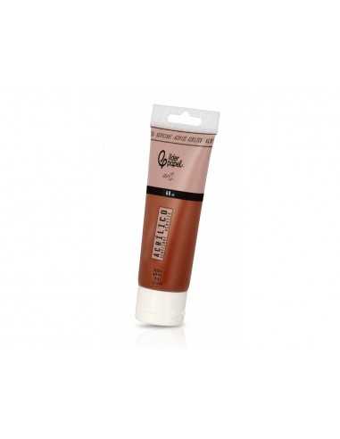 Pintura acrilica liderpapel tubo de plastico de 60 ml color marron