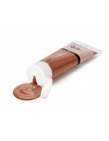 Pintura acrilica liderpapel tubo de plastico de 60 ml color marron