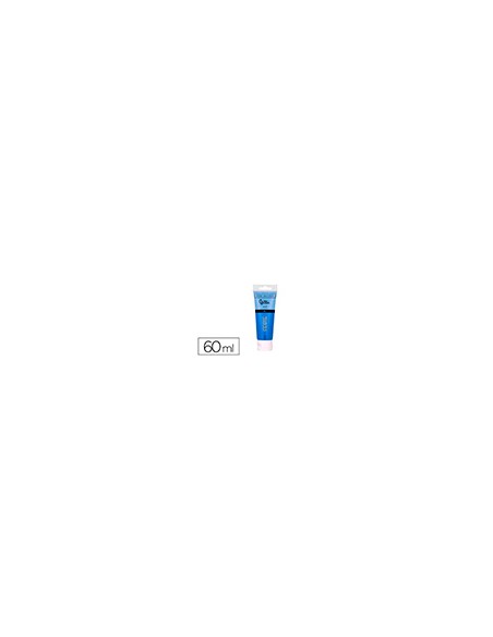 Pintura acrilica liderpapel tubo de plastico de 60 ml color azul Pintura acrilica liderpapel tubo de plastico de 60 ml color azul