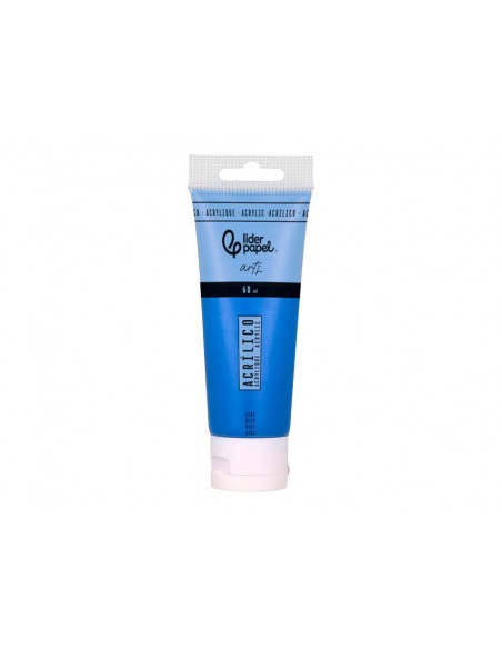Pintura acrilica liderpapel tubo de plastico de 60 ml color azul Pintura acrilica liderpapel tubo de plastico de 60 ml color azul