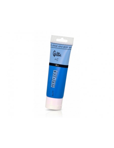 Pintura acrilica liderpapel tubo de plastico de 60 ml color azul Pintura acrilica liderpapel tubo de plastico de 60 ml color azul