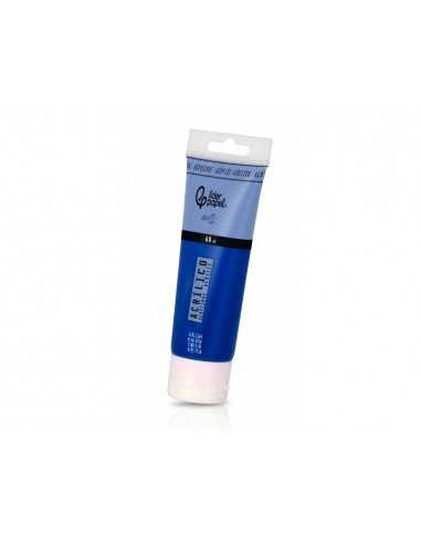 Pintura acrilica liderpapel tubo de plastico de 60 ml color azul cian