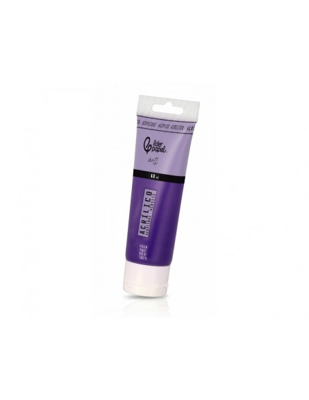 Pintura acrilica liderpapel tubo de plastico de 60 ml color violeta Pintura acrilica liderpapel tubo de plastico de 60 ml color violeta