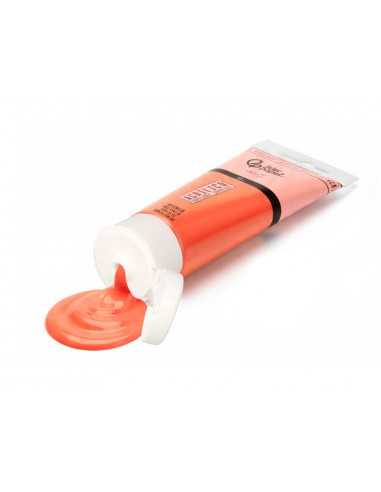 Pintura acrilica liderpapel tubo de plastico de 60 ml color rojo bermellon