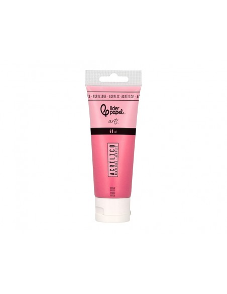 Pintura acrilica liderpapel tubo de plastico de 60 ml color rosa Pintura acrilica liderpapel tubo de plastico de 60 ml color rosa