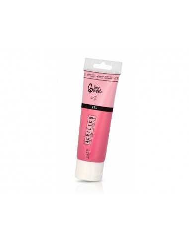 Pintura acrilica liderpapel tubo de plastico de 60 ml color rosa