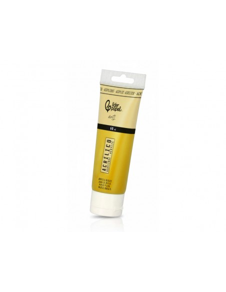 Pintura acrilica liderpapel tubo de plastico de 60 ml color amarillo napoles Pintura acrilica liderpapel tubo de plastico de 60 ml color amarillo napoles