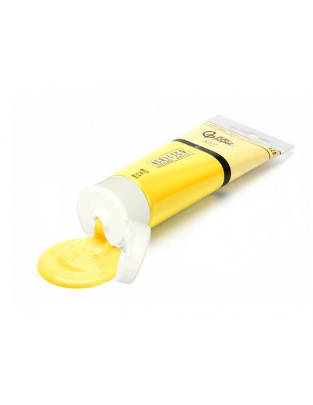 Pintura acrilica liderpapel tubo de plastico de 60 ml color amarillo