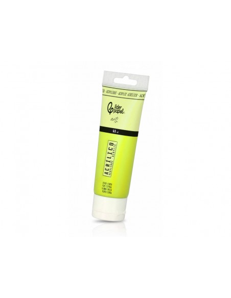 Pintura acrilica liderpapel tubo de plastico de 60 ml color verde limon Pintura acrilica liderpapel tubo de plastico de 60 ml color verde limon