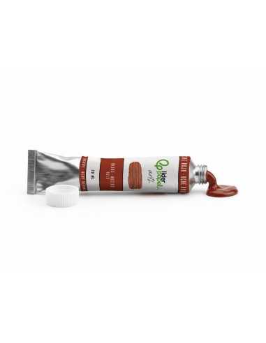 Pintura al oleo liderpapel tubo de aluminio de 20 ml color ocre rojo