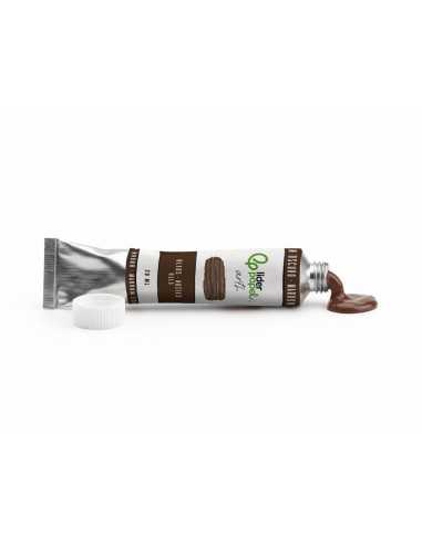 Pintura al oleo liderpapel tubo de aluminio de 20 ml color marron oscuro
