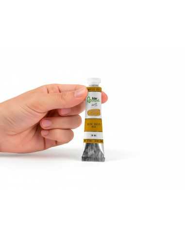 Pintura al oleo liderpapel tubo de aluminio de 20 ml color ocre amarillo