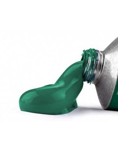 Pintura al oleo liderpapel tubo de aluminio de 20 ml color verde oscuro