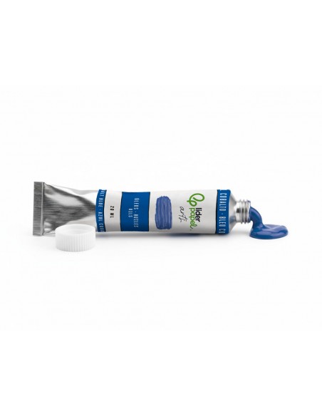 Pintura al oleo liderpapel tubo de aluminio de 20 ml color azul cobalto