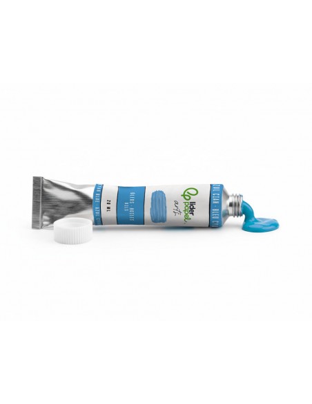 Pintura al oleo liderpapel tubo de aluminio de 20 ml color azul cian Pintura al oleo liderpapel tubo de aluminio de 20 ml color azul cian