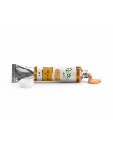 Pintura al oleo liderpapel tubo de aluminio de 20 ml color amarillo naranja