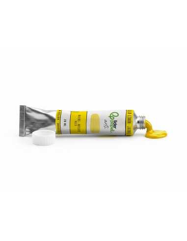 Pintura al oleo liderpapel tubo de aluminio de 20 ml color amarillo limon