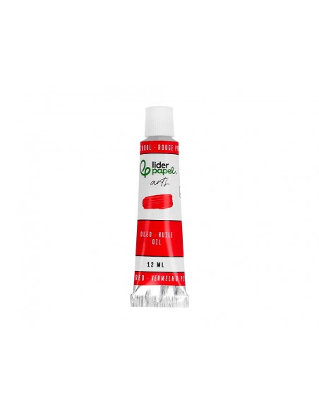 Pintura al oleo liderpapel caja de 24 tubos de aluminio de 12 ml colores surtidos