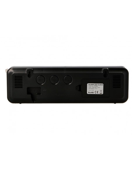 Reloj q-connect de pared y sobremesa digital con temperatura 230x35x70 mm Reloj q-connect de pared y sobremesa digital con temperatura 230x35x70 mm