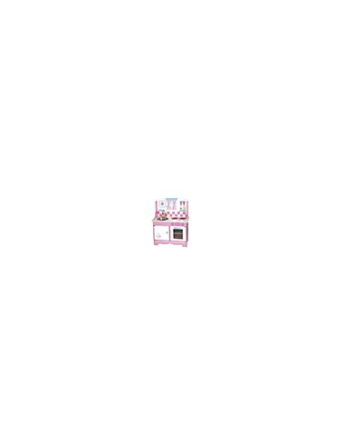 Juego andreutoys cocina madera con complementos 60x30x80 cm