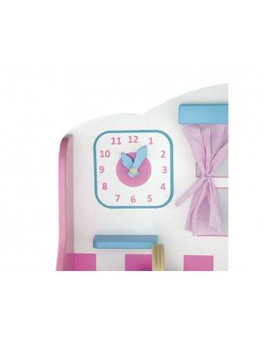 Juego andreutoys cocina madera con complementos 60x30x80 cm