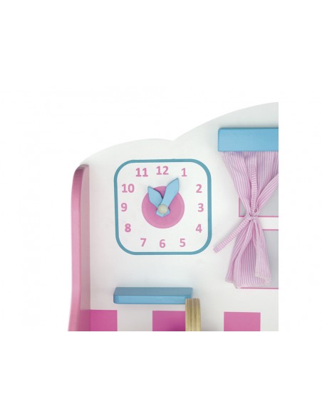 Juego andreutoys cocina madera con complementos 60x30x80 cm Juego andreutoys cocina madera con complementos 60x30x80 cm