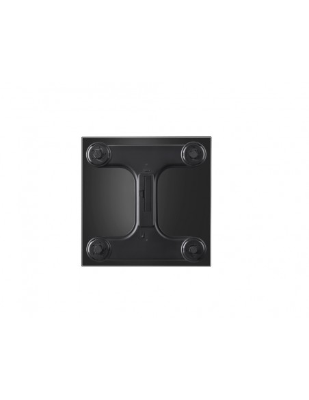Bascula inteligente jocca de vidrio templado con bluetooth mide peso grasa agua hasta 8 usuarios capacidad hasta 180 kg