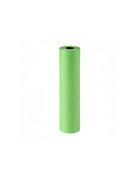 Papel de regalo kraft liso bobina ancho 62 cm peso 7 kg gramaje 60 gr verde pistacho