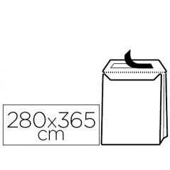 Sobre liderpapel bolsa fuelle kraft 280x365x30mm solapa tirade silicona papel 120 gr caja de 50 unidades