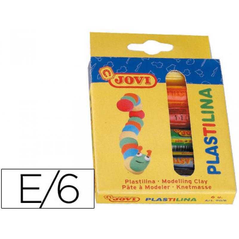 Plastilina jovi -estuche de 6 unidades